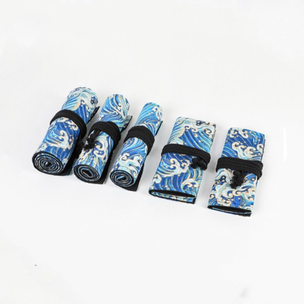 Pen Pouch Roll - 12/24/36/48/72 Delik Tuval Roll Up Kalem