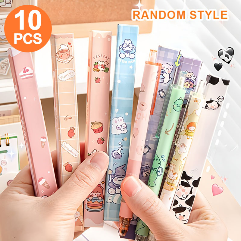 Stationery Supply Business - Kör Kutuda 10 Tekli Jel Kalem,