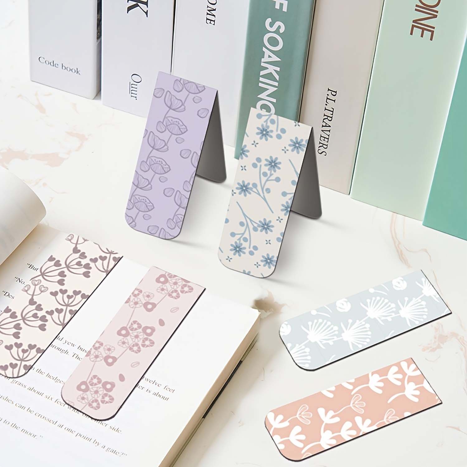 12 adet Çiçek Manyetik Imleri  - Bookmark Magnetic Clip incelemesi ve fiyatı