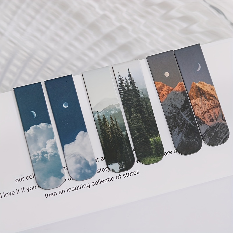 2 adet Peyzaj Temalı Manyetik  - Bookmark Magnetic Clip incelemesi ve fiyatı
