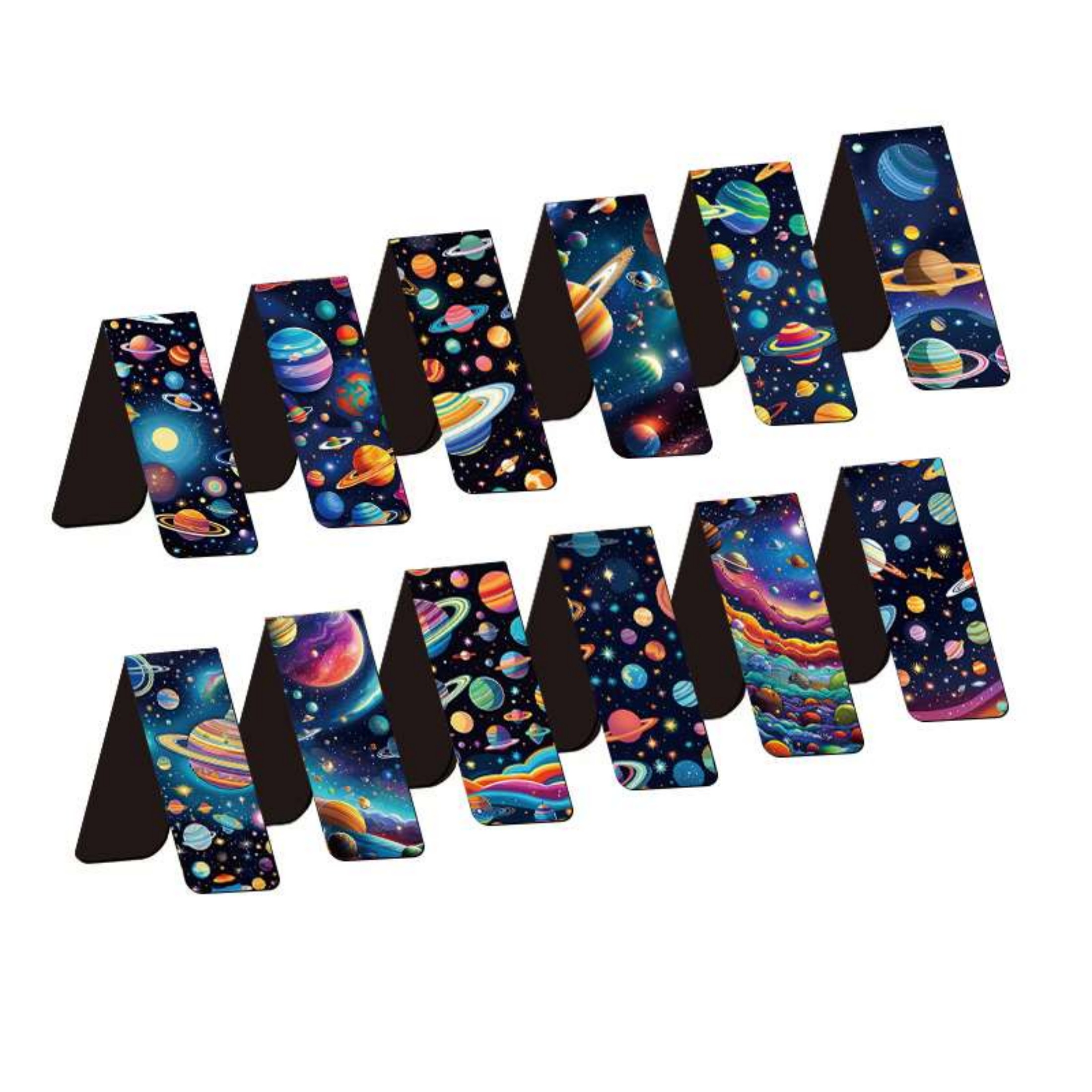 12 adet Uzay ve Gezegen Temalı - Bookmark Magnetic Clip incelemesi ve fiyatı
