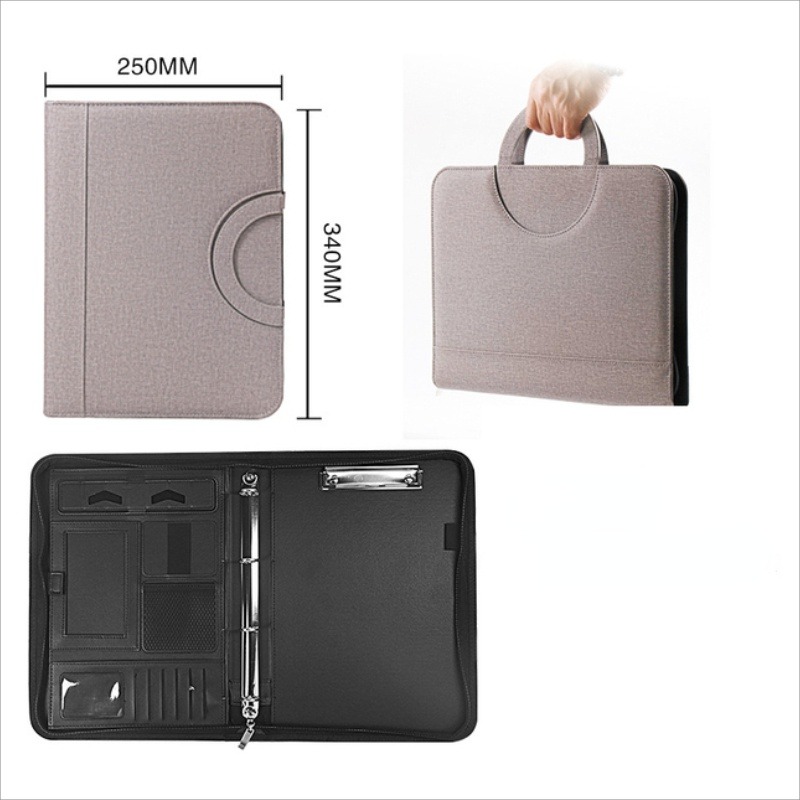 1 adet A4 PU Deri Fermuarlı Do - Portfolio Folder Zip incelemesi ve fiyatı